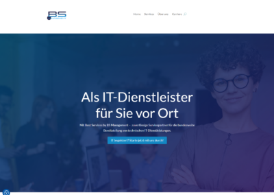 Website Optimierung für einen IT-Dienstleister